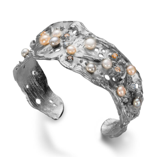 Bracciale rigido Infinity nero